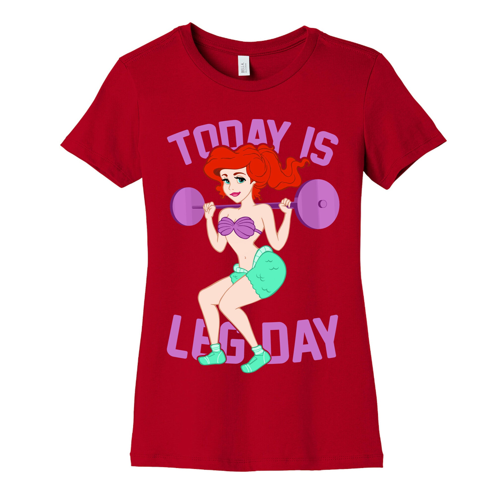 Today Is Leg Day Women's Cotton Tee